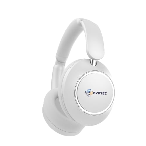 Image of KYPTEC Model 620 Hybrid ANC Bluetooth Wireless Headphones - Over Ear Noise Cancelling Headphone with Deep Bass, 50H Playtime, Large 40 MM Drivers, Quad Mics, Headphones Wireless with mic