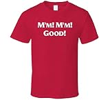 sopa campbells pop art Talla adulta ABADI Mm Mm Good Campbells Sopa T Shirt Rojo