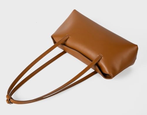 Image of Slouchy PU Leather Hobo Bags Women Retro Trendy Underarm Shoulder Bag Cute Crescent Crossbody Purses Travel Tote Handbag 2026