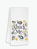 Moonlit93 Shuck Me Küchentuch, lustiges Austern-Handtuch, Geschenk für...