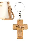 xowwyue Colgante Religioso Para Bolso, Llavero Cristiano Con Versículos Bíblicos, Detalle Inspiracional Unisex Para Mujeres Y Hombres, Regalo Para Bautismo Comunión Cumpleaños Navidad Pascua