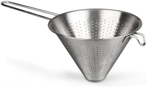Menax - Chiński Cedzak Kuchenny - Stal Nierdzewna - Średnica 14 cm