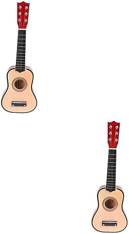 MILISTEN 2pcs kids mini toys guitar for kids ages 3-5 folk guitar musical instrument suite old fashioned baby