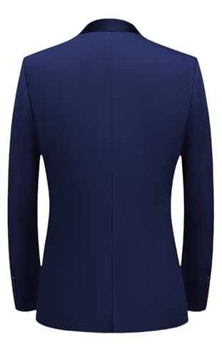 Mens Suit Set 4 Piece Suit Slim Fit Tuxedo Jacket Vest and Pants Set Wedding Suit for Prom Party Dinner with One Bow-tie3