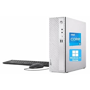 Lenovo IdeaCentre 3 SFF Business Desktop Computer, Latest 14th Gen Intel Core i5-14400, 32GB RAM, 1.5TB (1TB HDD+512GB PCIe SSD), USB-C, HDMI, VGA, RJ-45, Wi-Fi, Wired Keyboard & Mouse, Windows 11