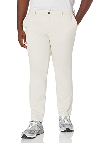 Amazon Essentials Men's Skinny-Fit Casual Stretch Chino Trousers, Stone, 40W / 34L