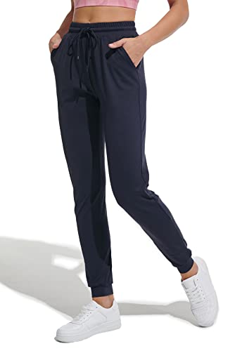 REETWO Joggers for Women with Pockets Drawstring Workout Running Pants Athletic Yoga Jogger Fitted Cuffed Ankle Buttery Soft