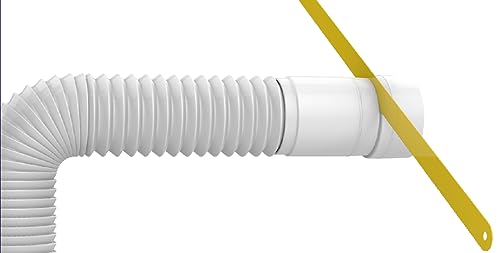 Siphon en P extensible EasyDrain tuyau flexible en polypropylène 2,2cm