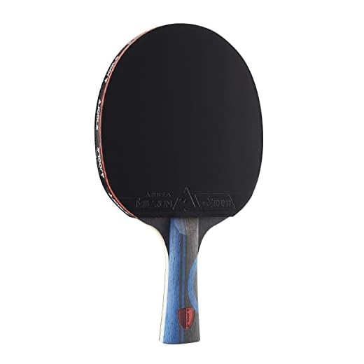 JOOLA Infinity Edge - Tournament Performance Ping Pong Paddle w/ Pro Carbon Technology - Black Rubber on Both Sides - Competition Ready - Table Tennis Racket for Advanced Training - Designed for Speed