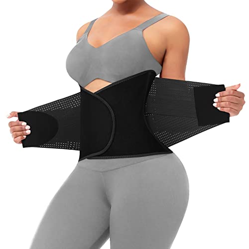 Waist Trainer Underbust Girdle Corsets Cincher Hourglass Neoprene Body Shaper for Women Black L