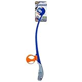Nerf Dog 25in Translucent Air Strike Thrower with Ball Clip - Blue/Orange/Gray, XX-Large