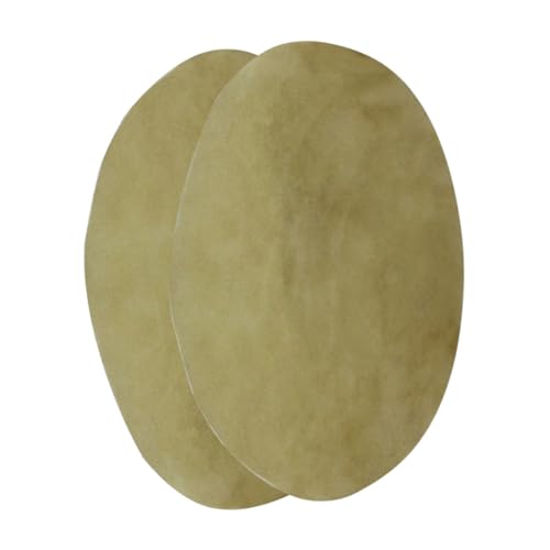 GOOHOCHY Ethnic Percussion Instrument 2pcs Drum Skin Covers Replacement Drum Head for African Drum