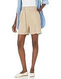 Buffalo David Bitton Damen Wysteria Leinen Überziehen Shorts, Oxford Tan, Mittel