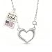 DANFORTH - Heart Eyeglass Necklace - Pewter Heart - 24 Inches - Rope Chain - Handcrafted