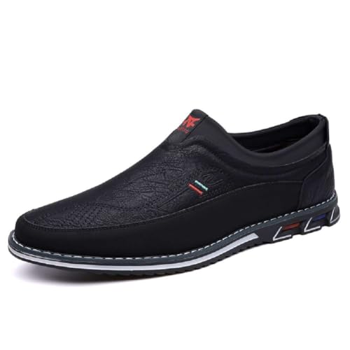 Image of Men's Oxford Business Casual Shoes Office Loafers Dress Comfort Driving Shoes