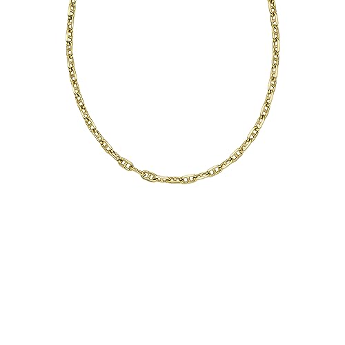 Image of Fossil Women's Ellis Toi Et Moi Gold-Tone Brass Station Necklace