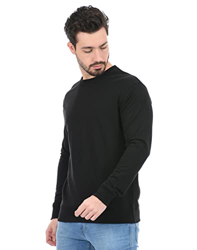 Image of ONEWAY Men Solid Brown Sweatshirt