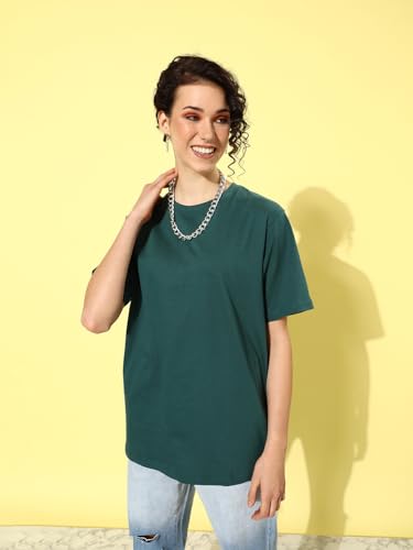 Image of Dillinger Blue Graphic Oversized T-Shirt