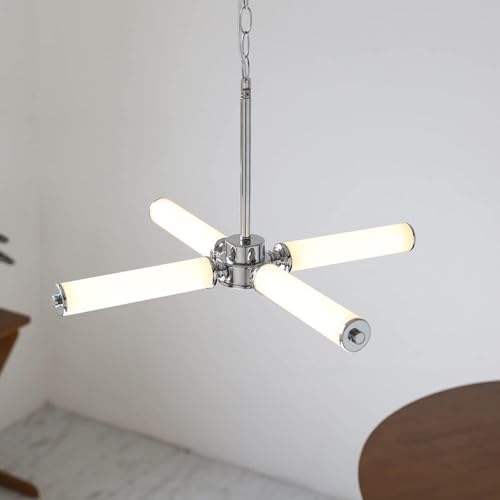 Lustre en métal LED réglable pour salon et chambre