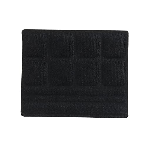 PAXLAMB Helmet Chin Padding Kit 4PCS Bicycle Replacement Universal Foam Pads Chin Set Helmet Cushions for Bike Cycling Motorcycle Helmet (Black 4pcs J) - Image 4