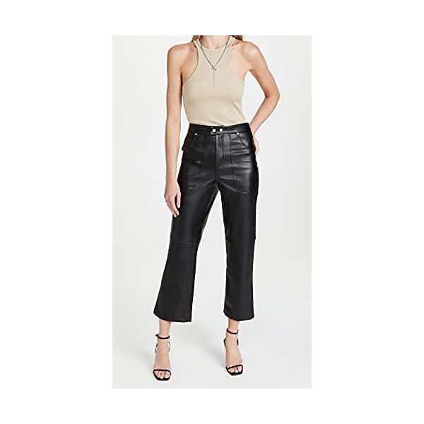 [BLANKNYC] Straight Leg Vegan Leather Pants, The Baxter Pants - Image 6