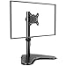 HUANUO Adjustable Monitor Stand, Freestanding Desk Stand for 13-32 Inch Screens with Full Motion Swivel - Heavy Duty Steel Base Holds 17.6lbs (VESA 75x75/100x100mm)
