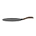 Vinod Zest Plus Die Cast Aluminium Non Stick Tawa - 28 cm | Roti/Paratha/Dosa Tawa with Wooden Handle | 5mm Thick | Induction and Gas Base