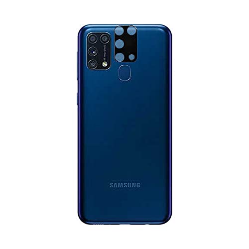 Kamera, Galaxy M31 3D Lens Koruyucu Temperli Cam Siyah