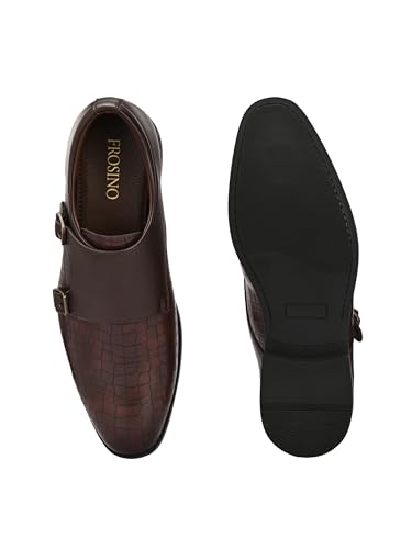 Image of Men's Monk Strap Dress Shoes - Slipon Formal Wedding & Business Shoes