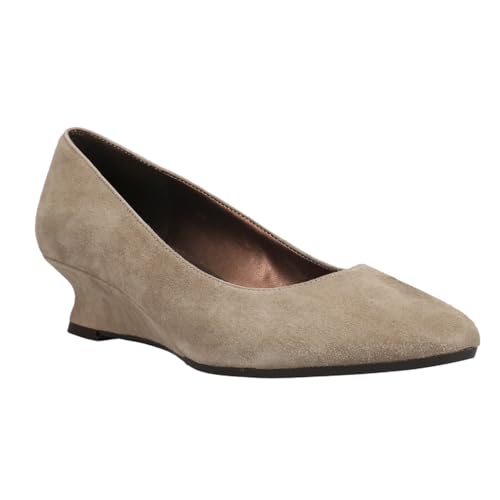 VANELi Womens Kadir Pumps Dress Casual Low Heel 1-2" - Beige2