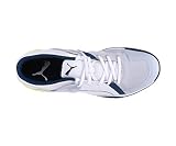 PUMA Unisex Explode Xt Hybrid 2 buty futsalowe, biały - Biała szaro-żółta gibraltar - 42.5 EU