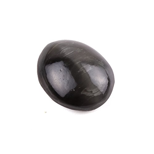 Pierre œil de chat naturelle 6,30 carats taillée en cabochon pour offrir un bijou symbolique