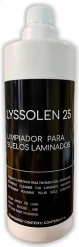 LYSSOLEN - Limpiador Suelos Laminados y Tarima Flotante 1L - Friegasuelos Profesional PH Neutro - Limpieza sin Rastros ni Velos - Protege el Brillo Original y el Cuidado del Hogar - Formato Ahorro