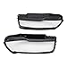 Fronimo Headlamp Lens Covers Compatible with BMW X3 E83 2004-2010 Pair Headlamp Headlight Lens Cover Clear Black