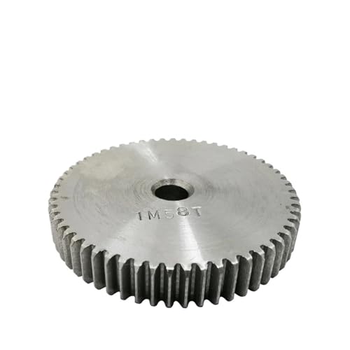 Engrenage droit 1M 66 dents en acier carbone 45# avec trou brut 8mm pour moteur pas à pas