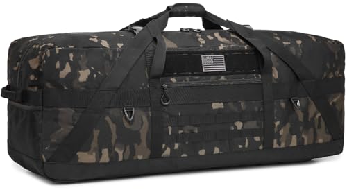 125L Extra Large Duffle Bag for Travel - Heavy Duty Duffle Bag with Multiple Pockets for Camping Gear Travel...