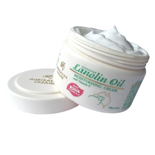 Lanolin Cream Moisturiser for Dry Cracked Skin, 250 g (Pack of 1)