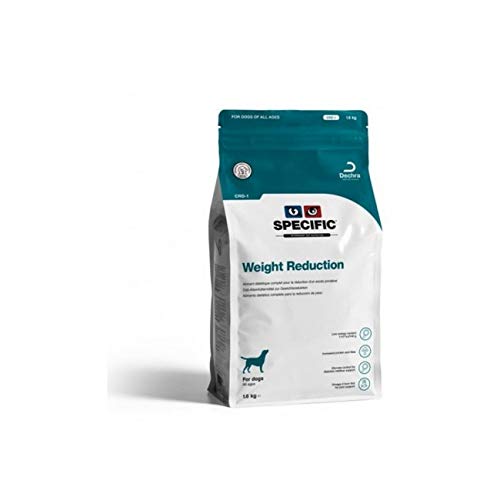 Weight Reduction (CRD-1) 1.6 kg Dry Dog Food - Supports Weight Loss - Low Fat, Fibre and Protein Rich - L-Carnitine & Omega-3 - DECHRA Veterinary Products