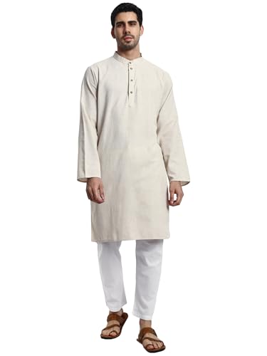 Men's Handloom Cotton Casual Kurta Pajama Set