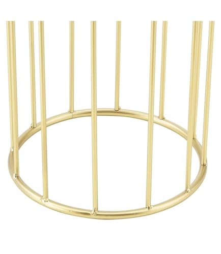 Image of Inspired Creations Premium Metal Planter Stand for Indoor Plants - Set of 2, Modern Decorative Gold Flower Pot Stands for Living Room, Home Decor, Balcony & Garden (Sturdy & Rust-Proof)