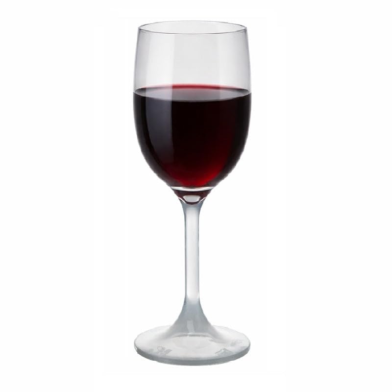 PacknWood Reppoly Copa Vino Reutilizable PP Transparente 150ml - 12 Uds | 6x5.5x15.5 cm, Hostelería Catering Eventos, Ref 294PPVIN16
