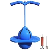 Balance Jumping Ball for Kids & Adults, Pogo Bounce Ball with Handle for Indoor & Outdoor Play, Balance Board Toy for Fitness, Coordination & Exercise Training