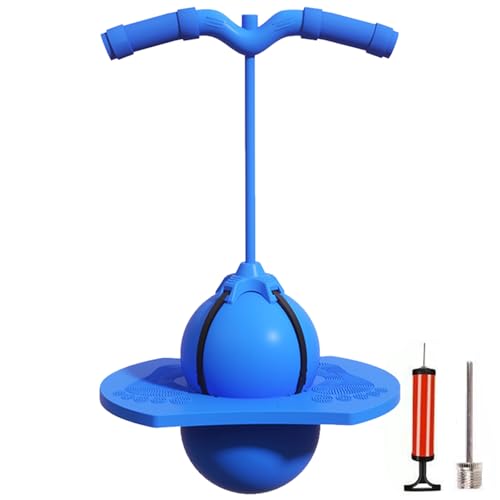 Balance Jumping Ball for Kids & Adults, Pogo Bounce Ball with Handle for Indoor & Outdoor Play, Balance Board Toy for Fitness, Coordination & Exercise Training