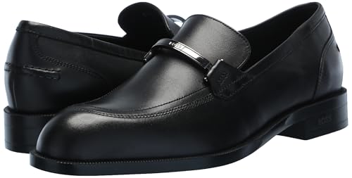 Image of BOSS Men's Tayil Smooth Leather Bit Loafer