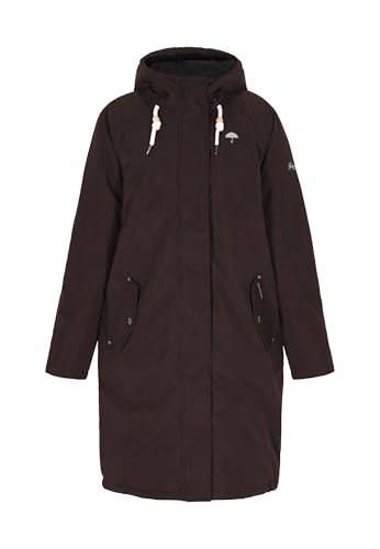 Schmuddelwedda Damen Winterparka Langarm Reißverschluss...
