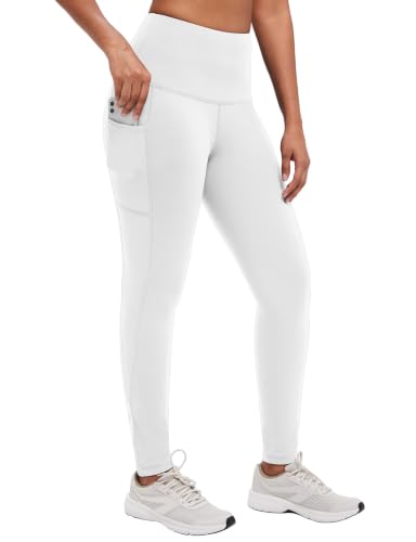 Image of baleaf Women's Fleece Lined Leggings, High Waisted | Thermal Warm Winter Tights, Thick Yoga Pants, Cold Weather, with Pockets