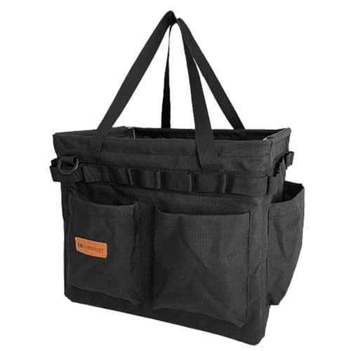 Borsa organizer per attrezzi da campeggio resistente allacqua rinforzata in tessuto Oxford allusura manico rinforzato borsa per utensili elettrici multitasche per