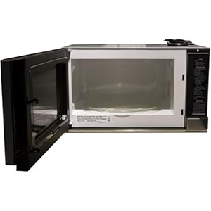 Sharp R 1214 1 12 Cubic Feet 1100 Watt Over the Counter Microwave Stainless