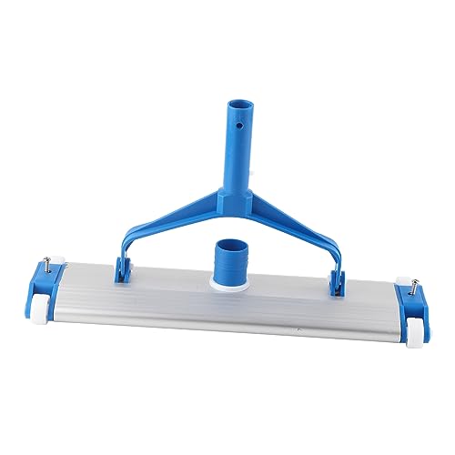 Pssopp Cepillo Aspirador para Piscinas de 18 Pulgadas, Cabezal de Limpieza de Aleación de Aluminio con Diseño de Rodillo para una Eliminación Eficaz de la Suciedad en Piscinas y Acuarios