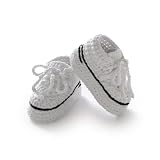 mimixiong Baby Booties crochet Hand Knitting Shoes Infant Sneakerheads | Soft Booties for Newborn Boys and Girls Gift
